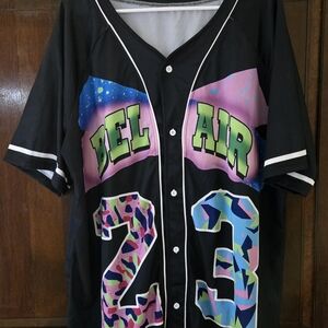 Black Multicolor Jersey